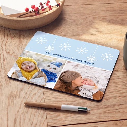 Foto-Mousepad - Schneeflocken 1 6917