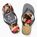 Personalisierte Flip-Flop Flip Flop Christmas