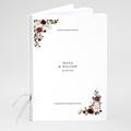 Kirchenheft Hochzeit Marsala Krone
