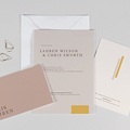 Hochzeitseinladungen Blush & Gold