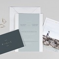 Hochzeitseinladungen Mineral Blau