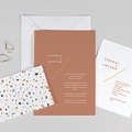 Kreative Hochzeitseinladungen Terrazzo Gold