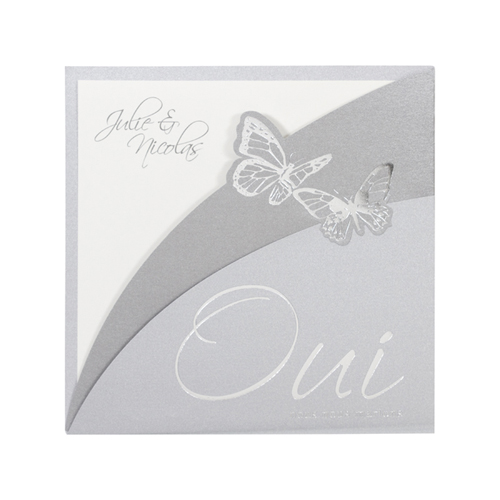 Hochzeitseinladungen traditionell - Lena 7537