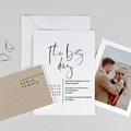 Hochzeitseinladungen Handschrift