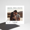 Save The Date Magnet Hochzeit Venezia, Foto, 9 x 9 cm