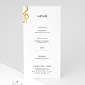 Menükarten Hochzeit Musik