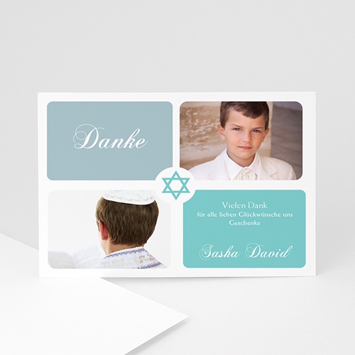 Dankeskarten Bar Mitzwah - Kai 787