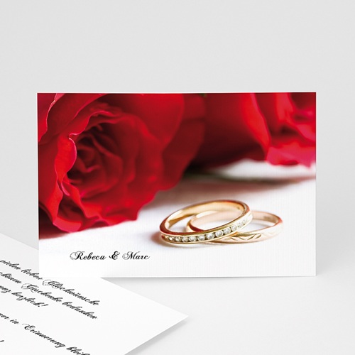 Archivieren - Ehering und rote Rosen 7883