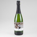 Sekt Flaschenetiketten Hochzeit Mit Foto