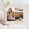 Boho Dankeskarten Hochzeit Böhmisch quadratisch 3 Fotos