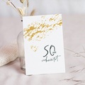 Hochzeit Einladungskarten Geburtstag Goldene Hochzeit - 50 Jahre