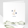 Grun Hochzeitseinladungen Aquarell grün