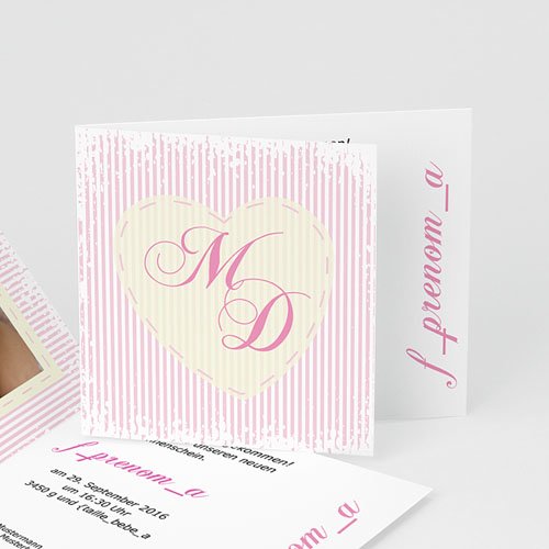 Archivieren - Initialien in Rosa 8067