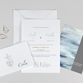 Maritime Hochzeitseinladungen am Meer