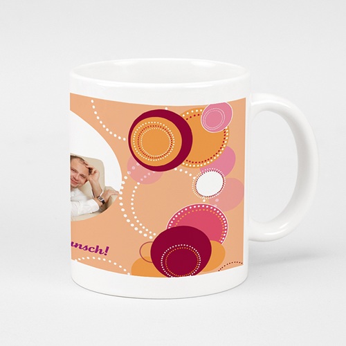 Archivieren - Gestricheltes Design orange 8190