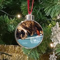 Personalisierte Christbaumkugel KATZE, PVC, DURCHM. 7.5 CM
