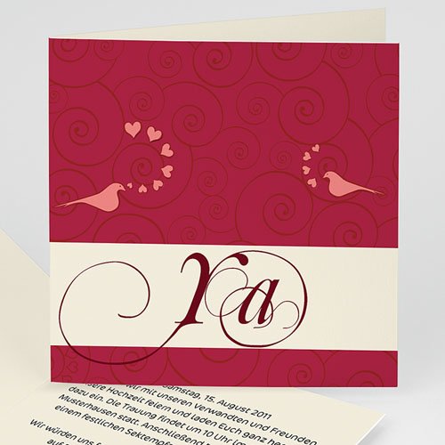 Hochzeitseinladungen modern - Kopenhagen 8658