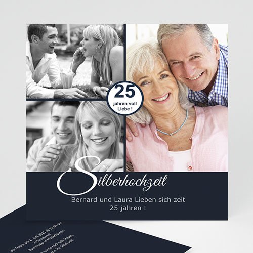 Silberhochzeit und goldene Hochzeit - Edel 8792