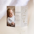 Geburtskarten Der Kleine Prinz The Little Prince, Triptychon, Goldprägung