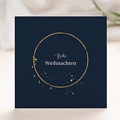 Weihnachtskarten Adventskranz Ländlich, klappkarte