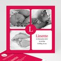 Geburtskarten mit Vogel Linette