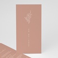 Romantische Hochzeitseinladungen Perfekte Harmonie, Farbe Pastell, 10 x 21 cm