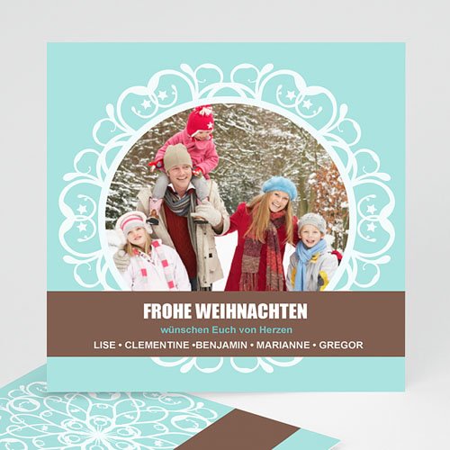 Weihnachtskarten - Schneeweiss 9370