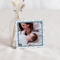 Dankeskarten Geburt Der Kleine Prinz Der kleine Prinz fliegt weg, blau, 10 x 10 cm