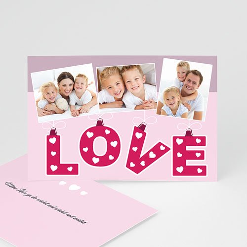 Karten zum Valentinstag - Love 9526