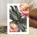 Natur Hochzeitseinladungen Aloe Extravaganz, Tropical Chic,15 x 21 cm