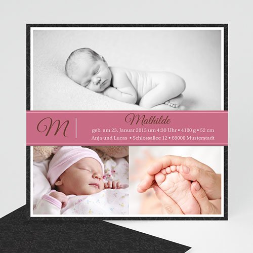 Geburtskarten für Mädchen - Mia 956
