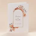 Hochzeitseinladungen Romantisch, Caramel Rosen, 12 x 17 cm