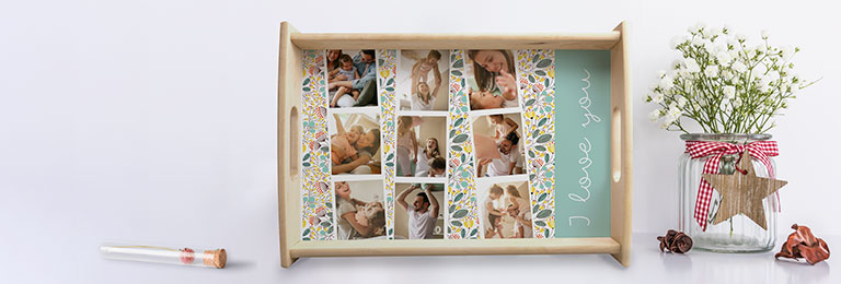 Personalisierte Foto-Tablett